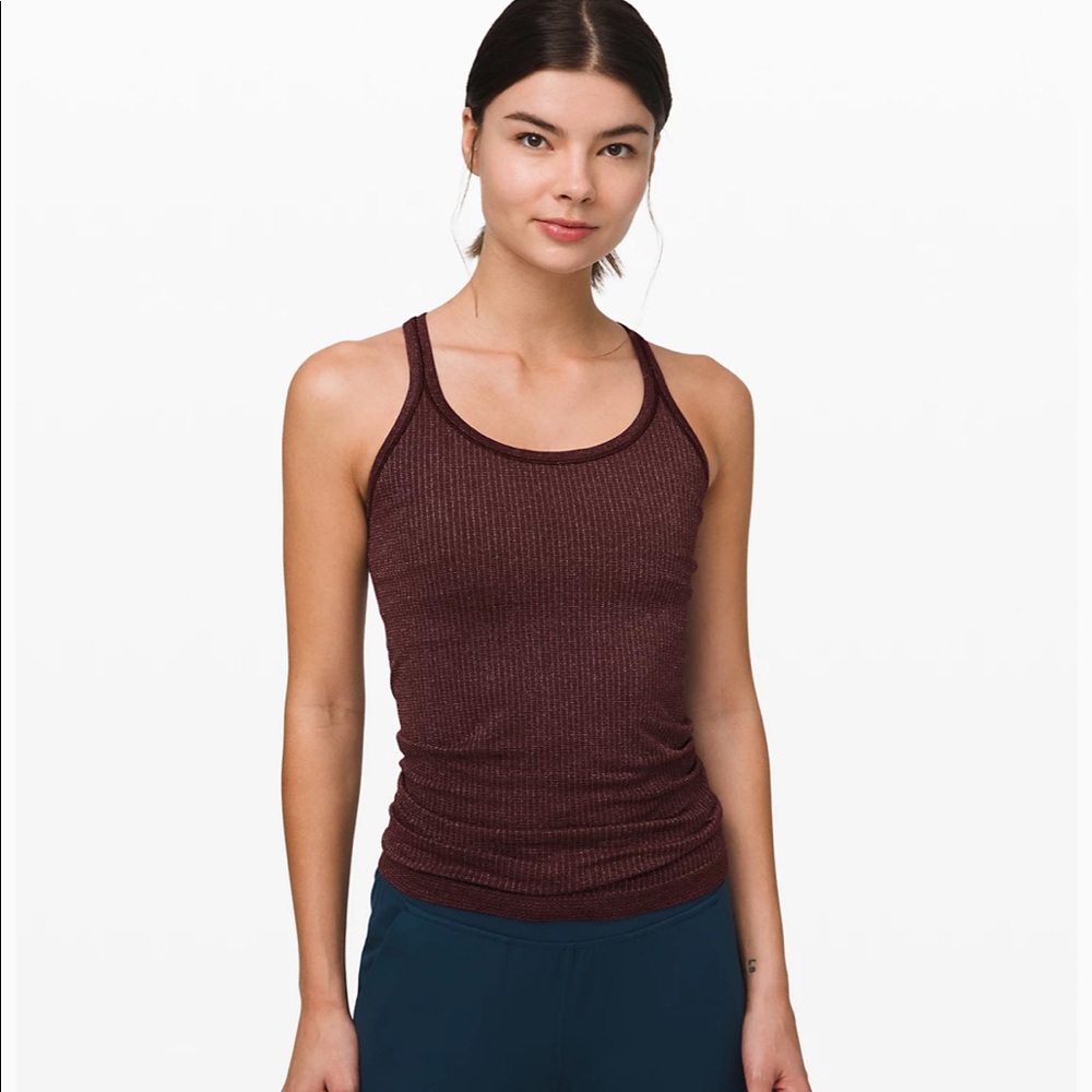 Maroon Lulu Lemon Workout Tank